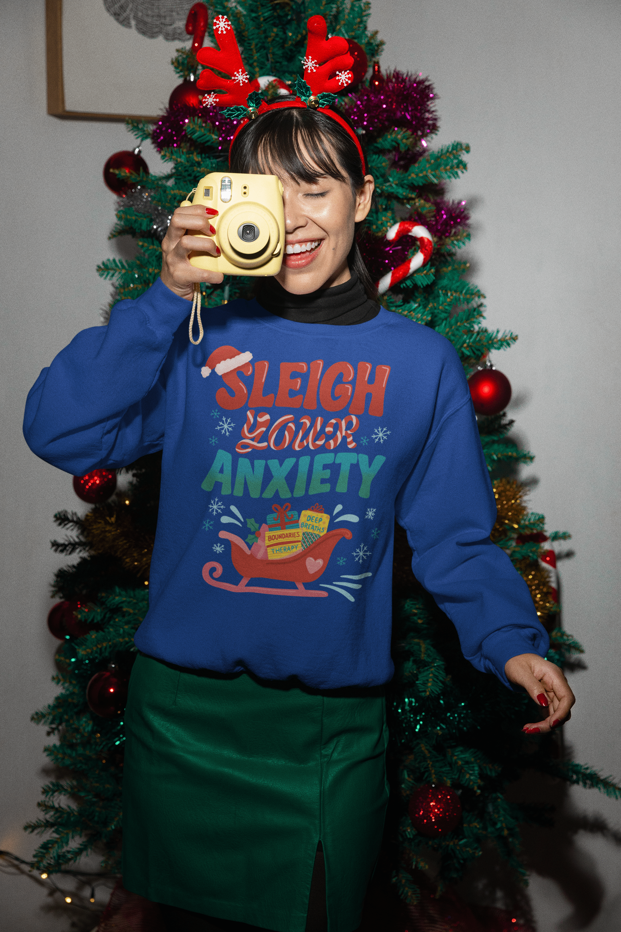 Holiday Mental Health Shirts & Sweatshirts | Self-Care Shirts