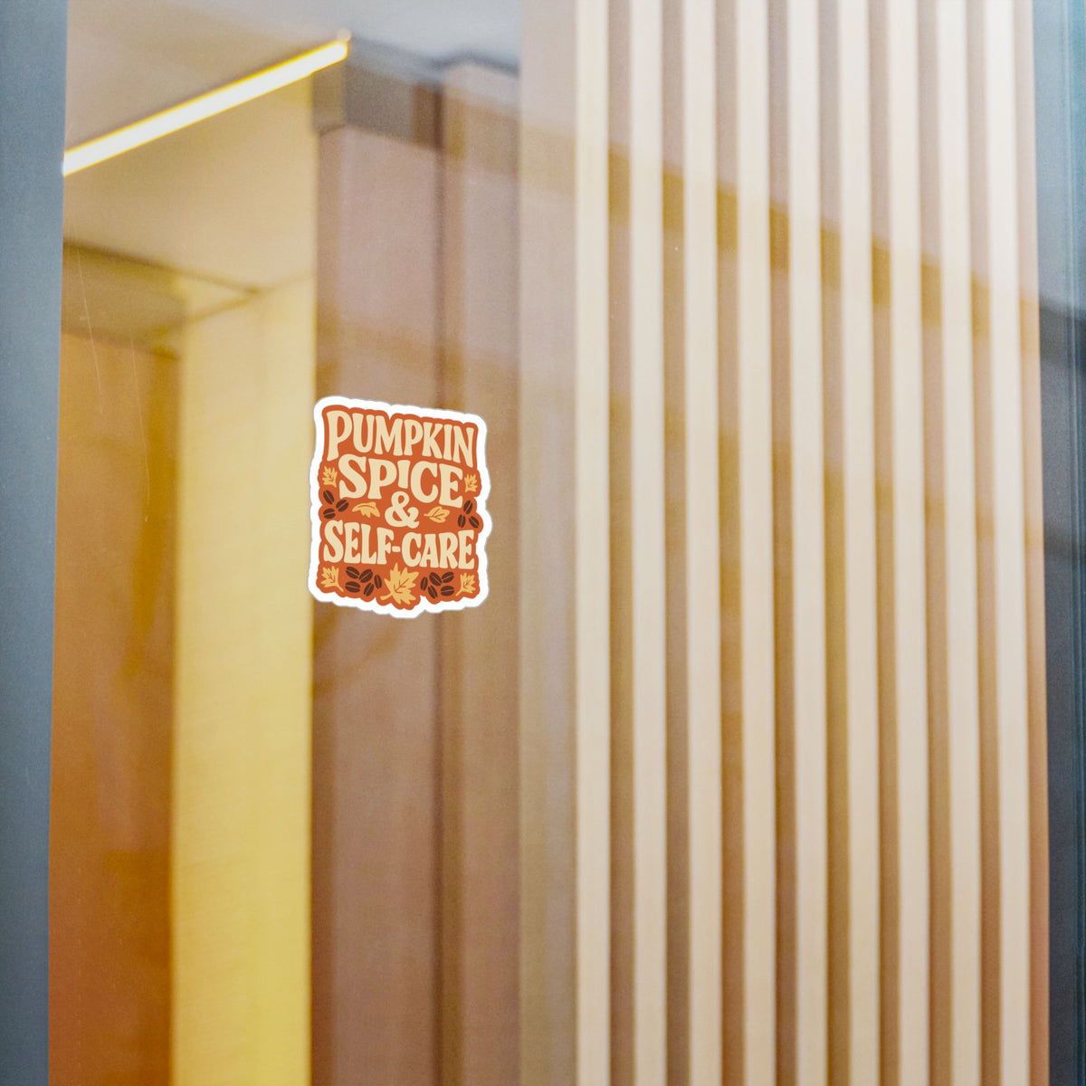 Pumpkin Spice & Self-Care Sticker