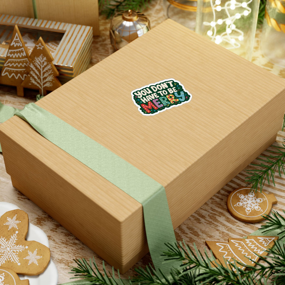 You Don't Have To Be Merry Sticker