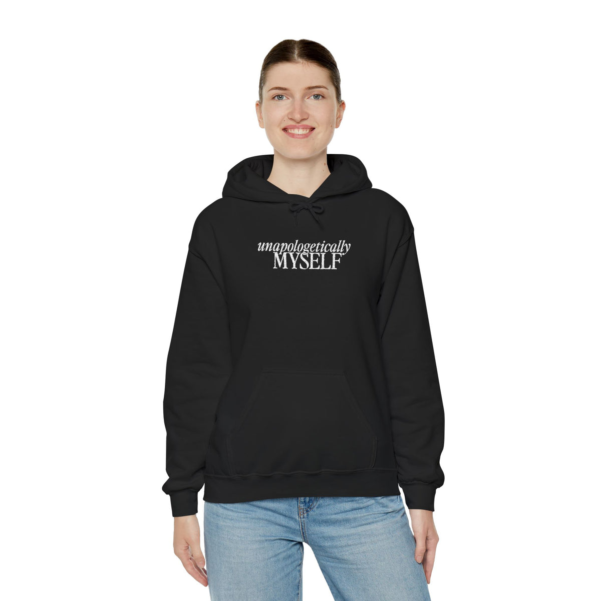 Unapologetically Myself Embroidered Hoodie