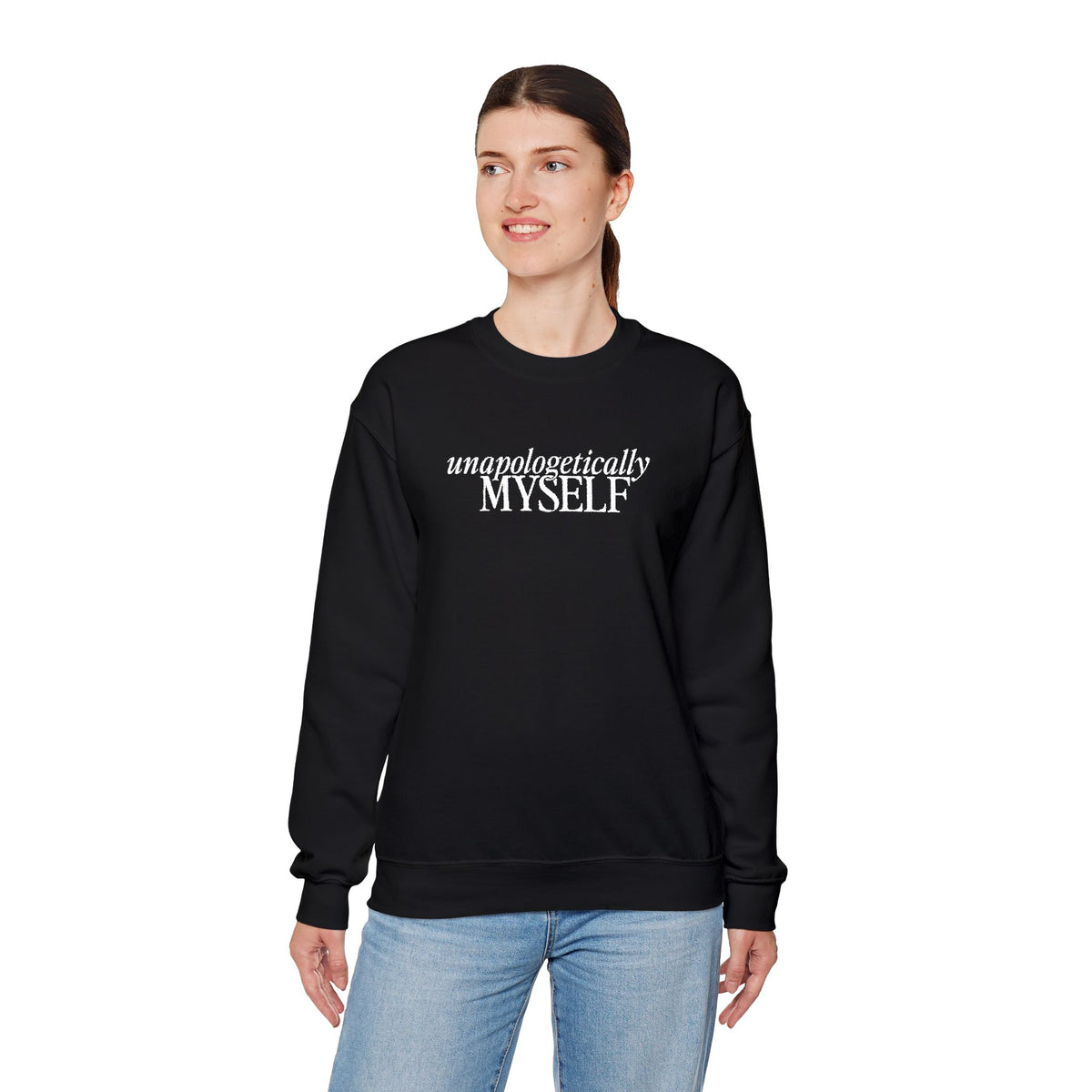 Unapologetically Myself Embroidered Sweatshirt