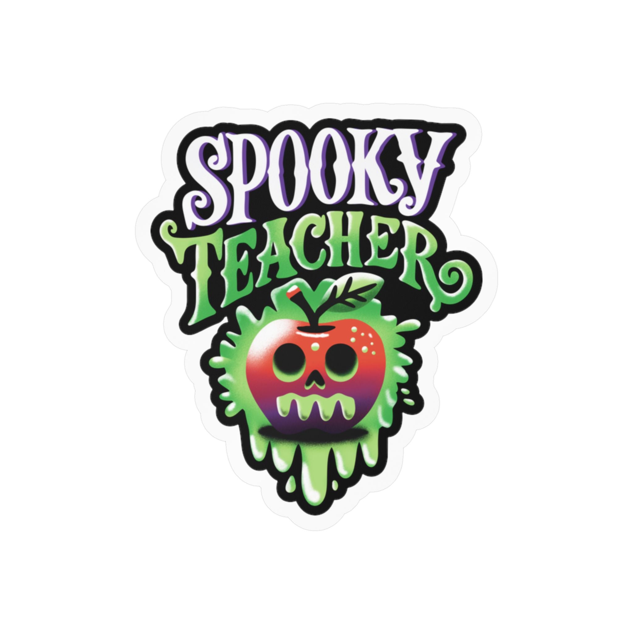 Spooky Teacher Sticker