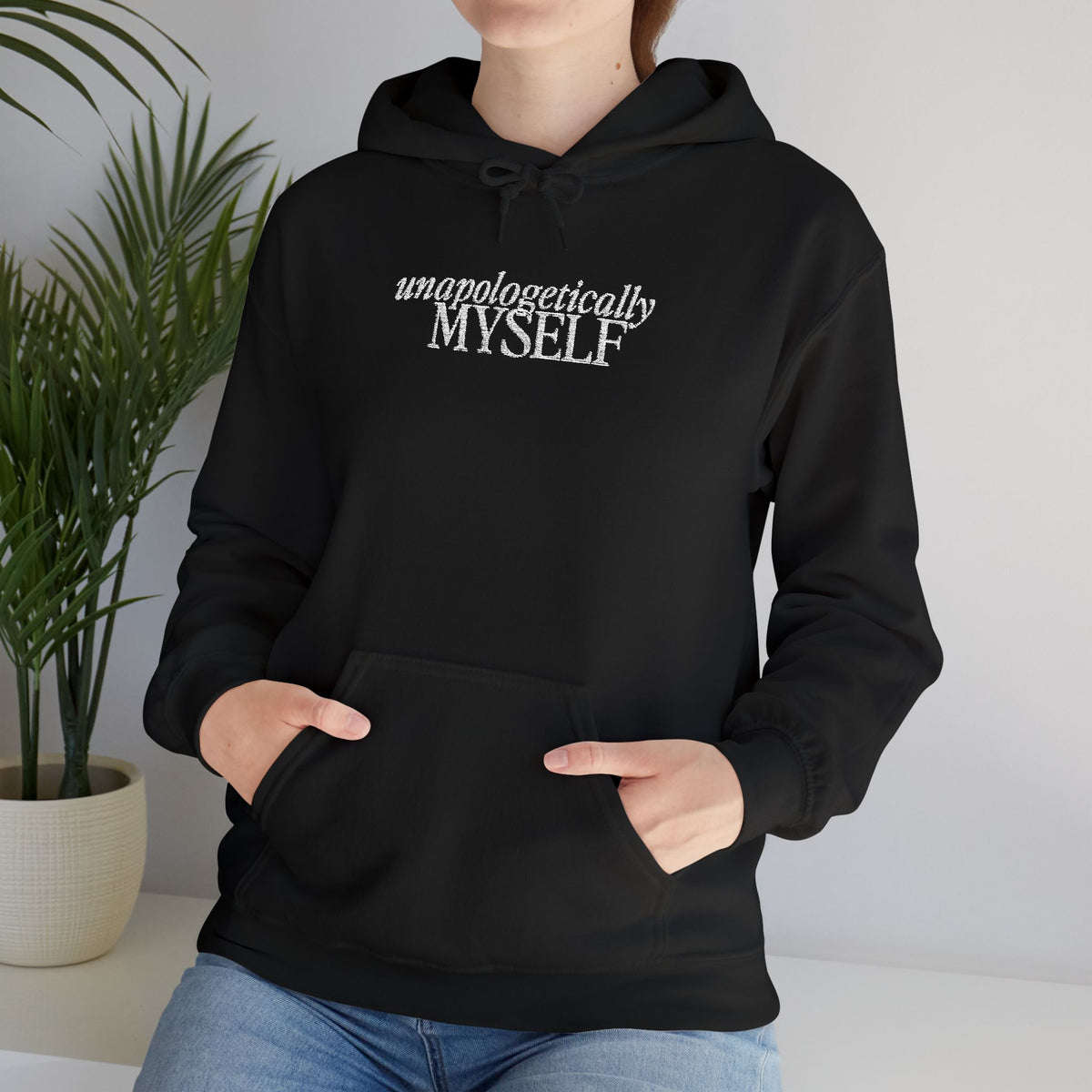 Unapologetically Myself Embroidered Hoodie