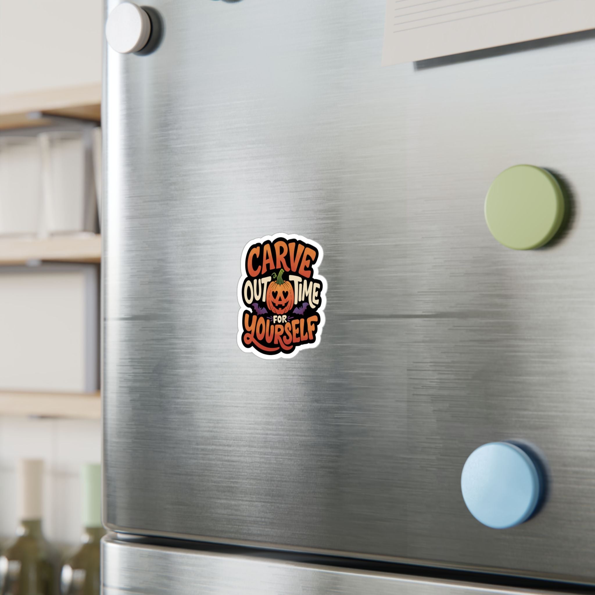 Carve Out Time For Yourself Sticker