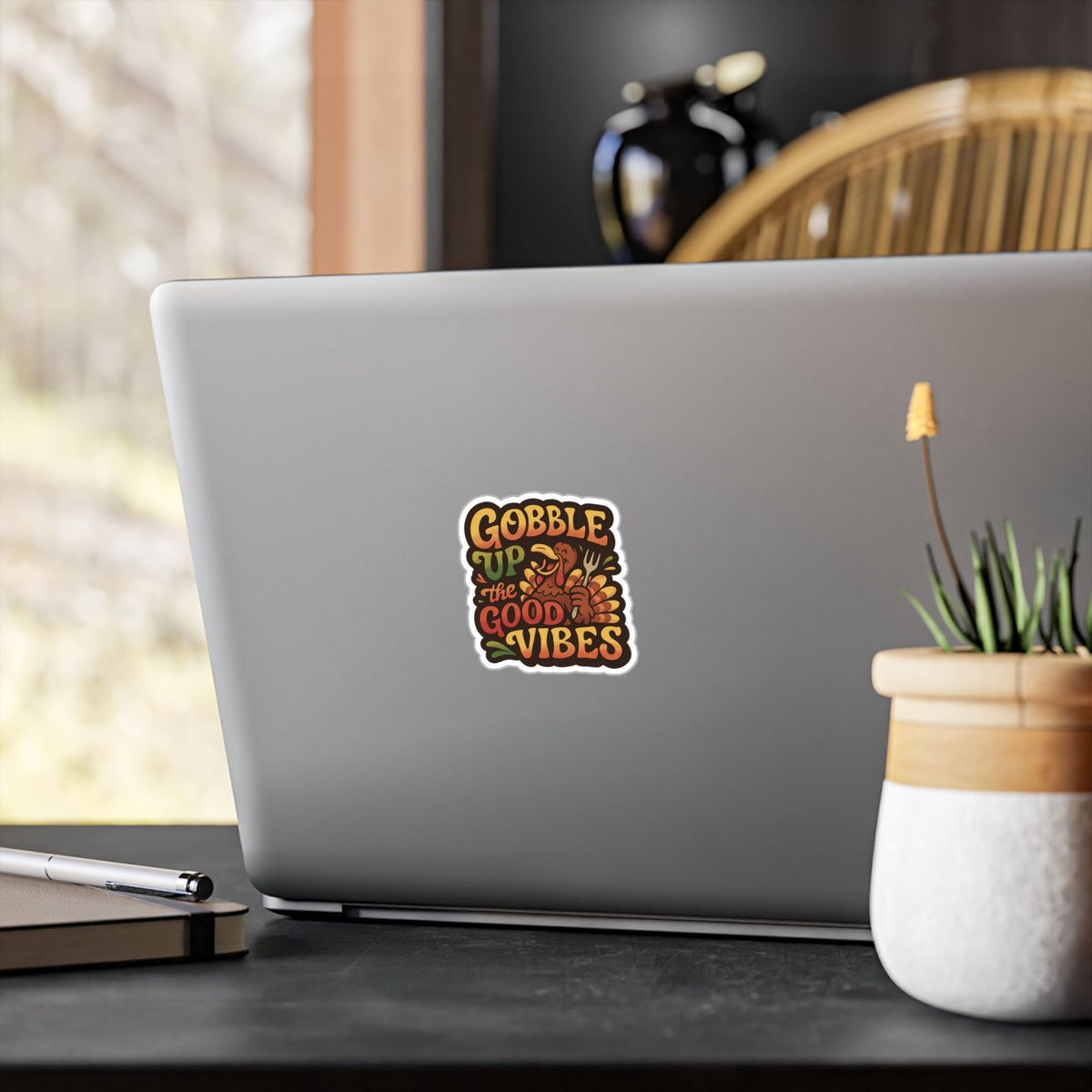 Gobble Up the Good Vibes Sticker