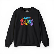 Embroidered You Belong Sweatshirt