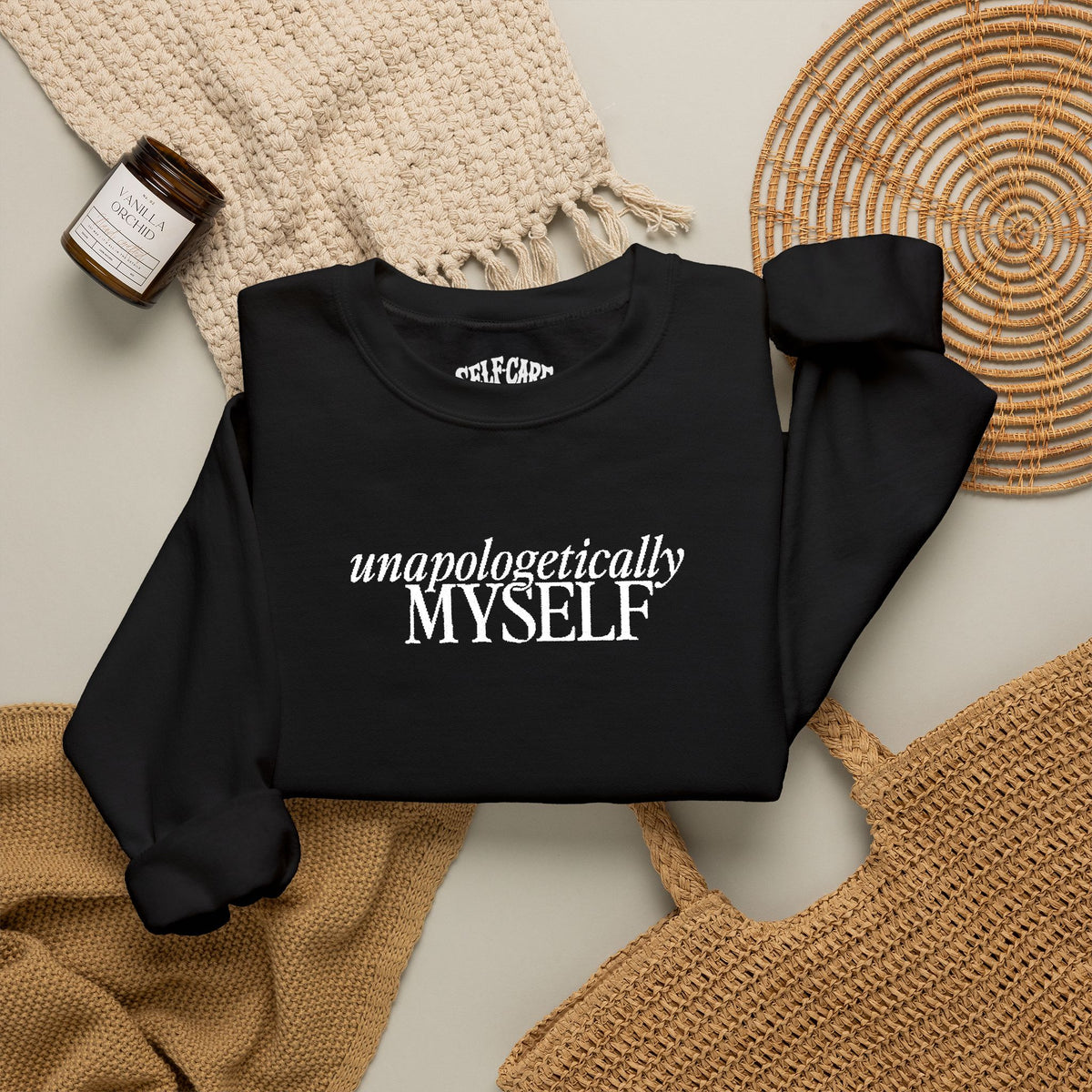 Unapologetically Myself Embroidered Sweatshirt
