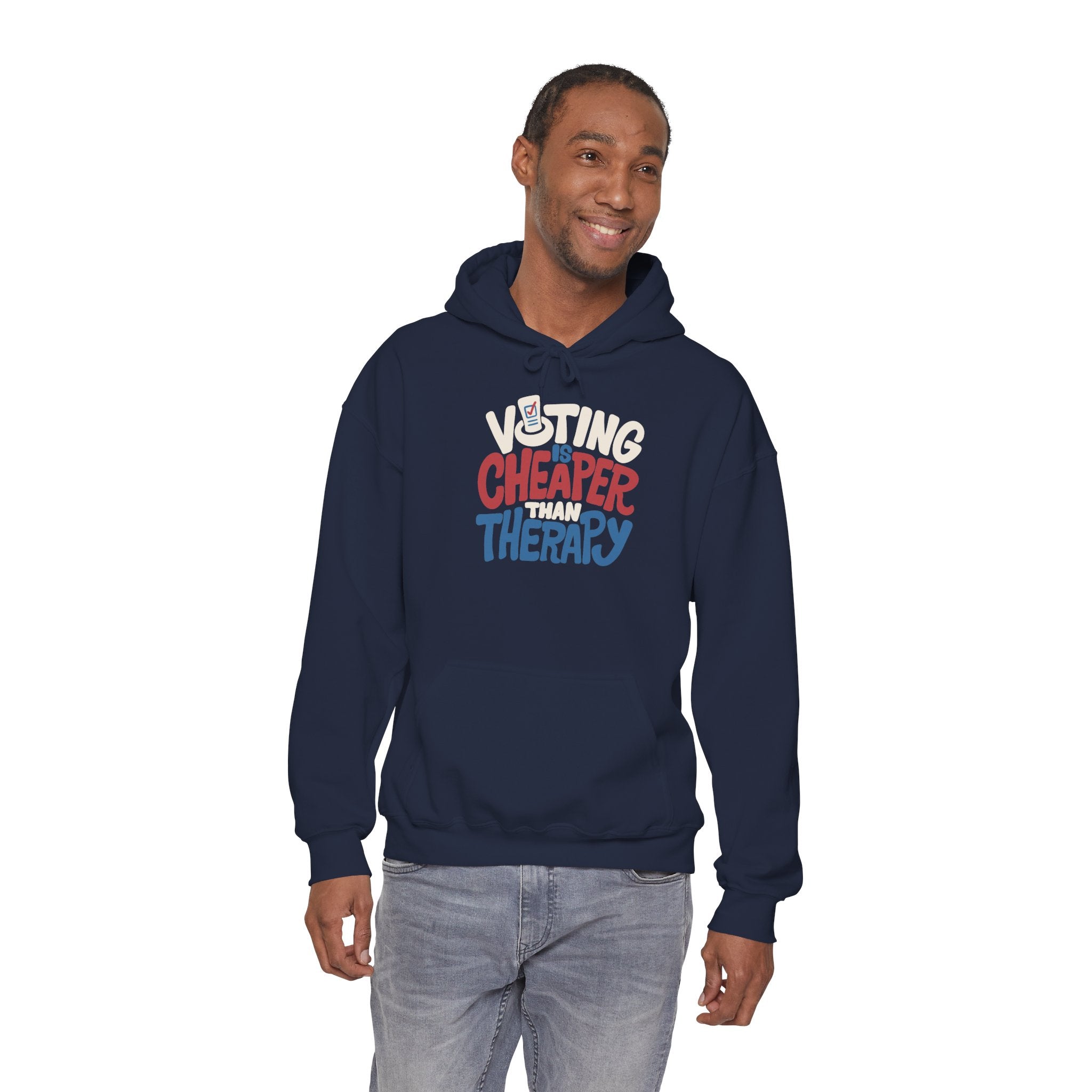 Voting Is Cheaper Than Therapy Hoodie