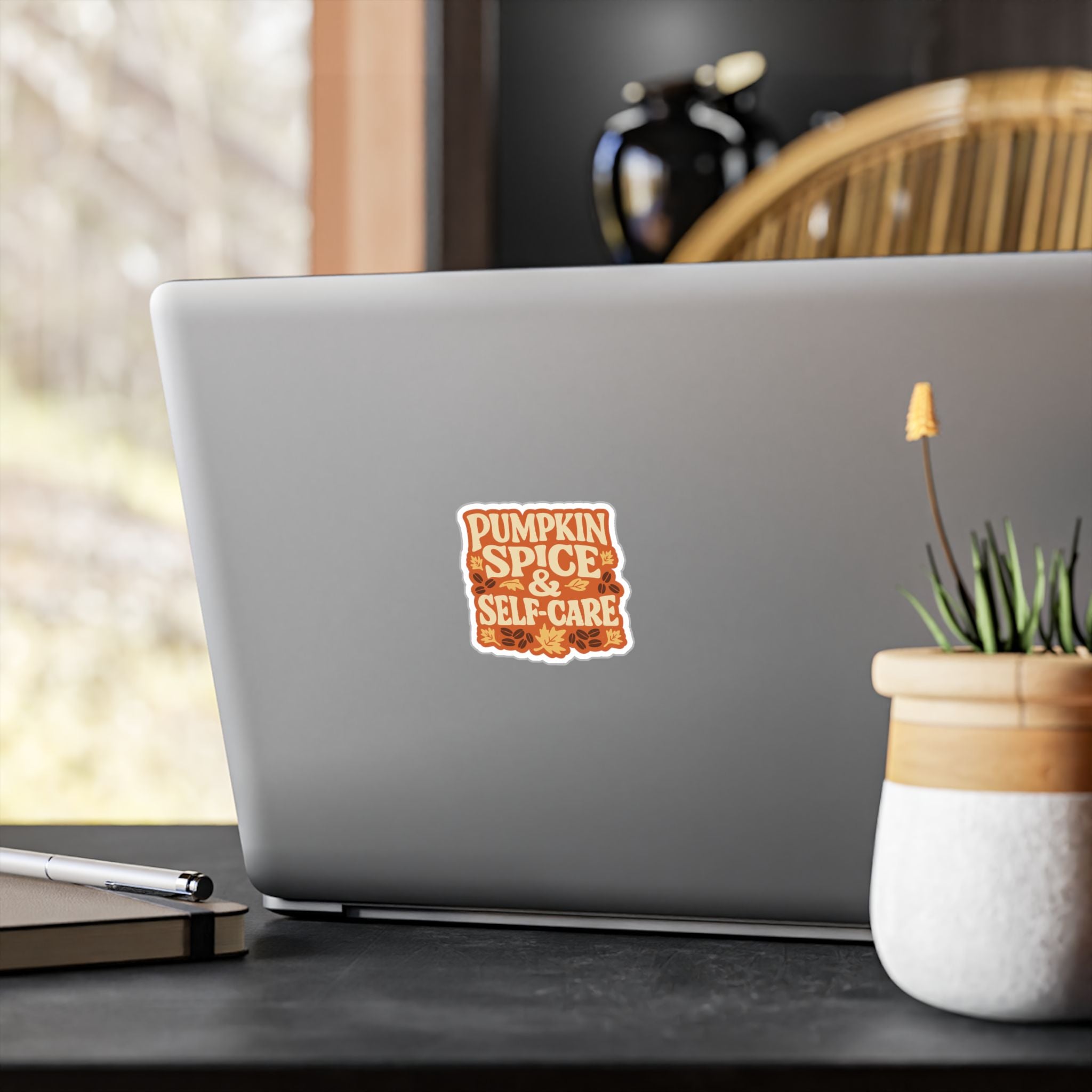 Pumpkin Spice & Self-Care Sticker