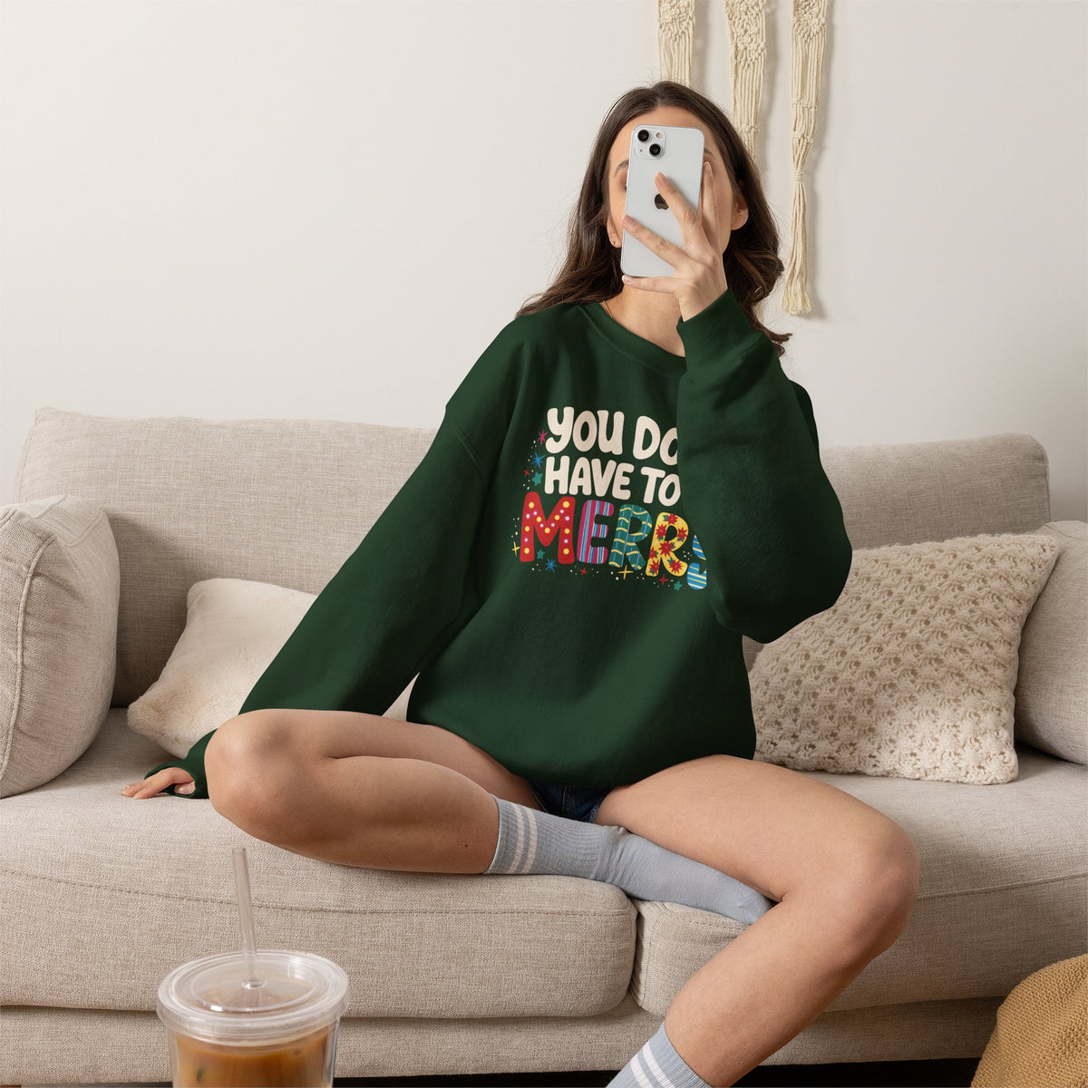 You Don't Have To Be Merry Sweatshirt