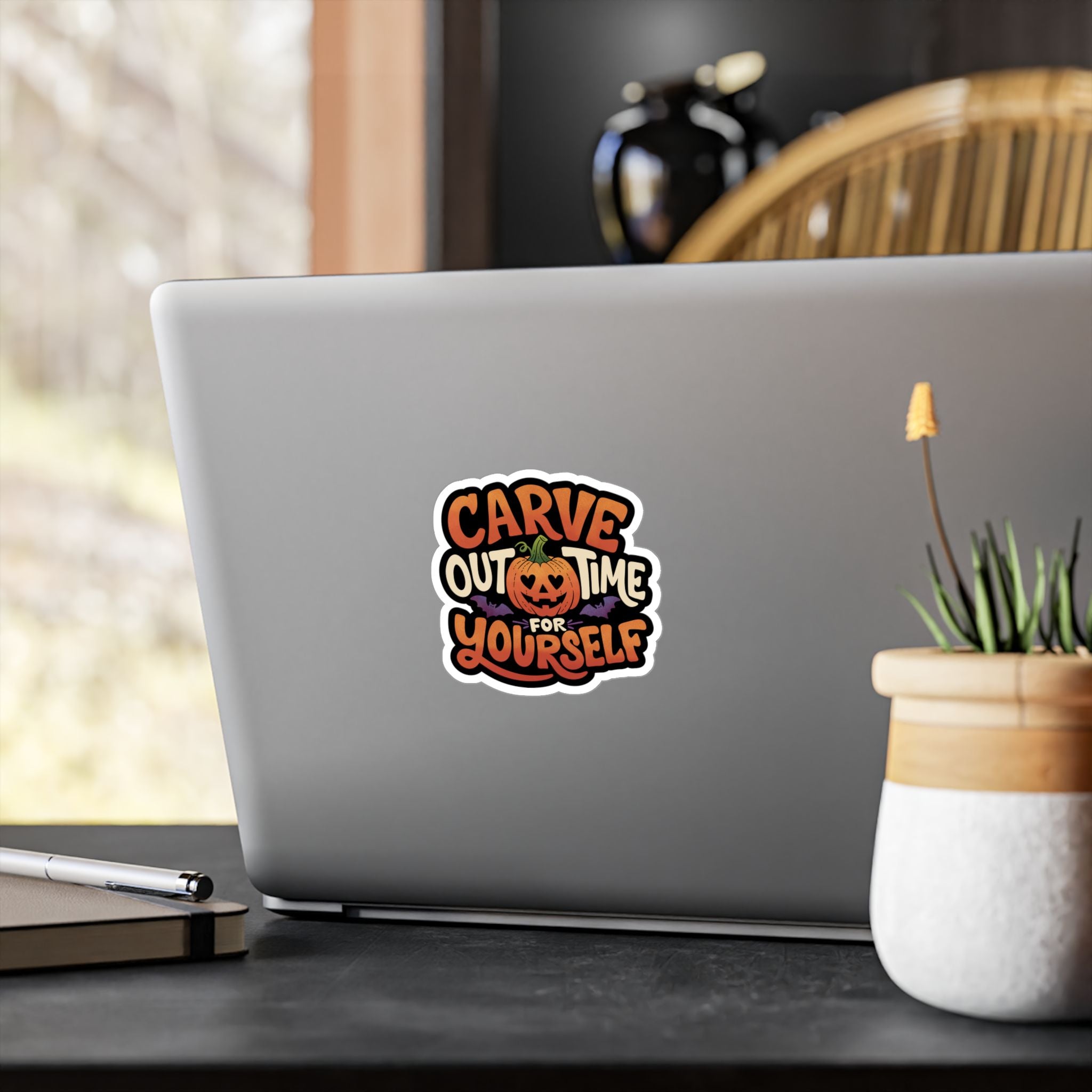 Carve Out Time For Yourself Sticker
