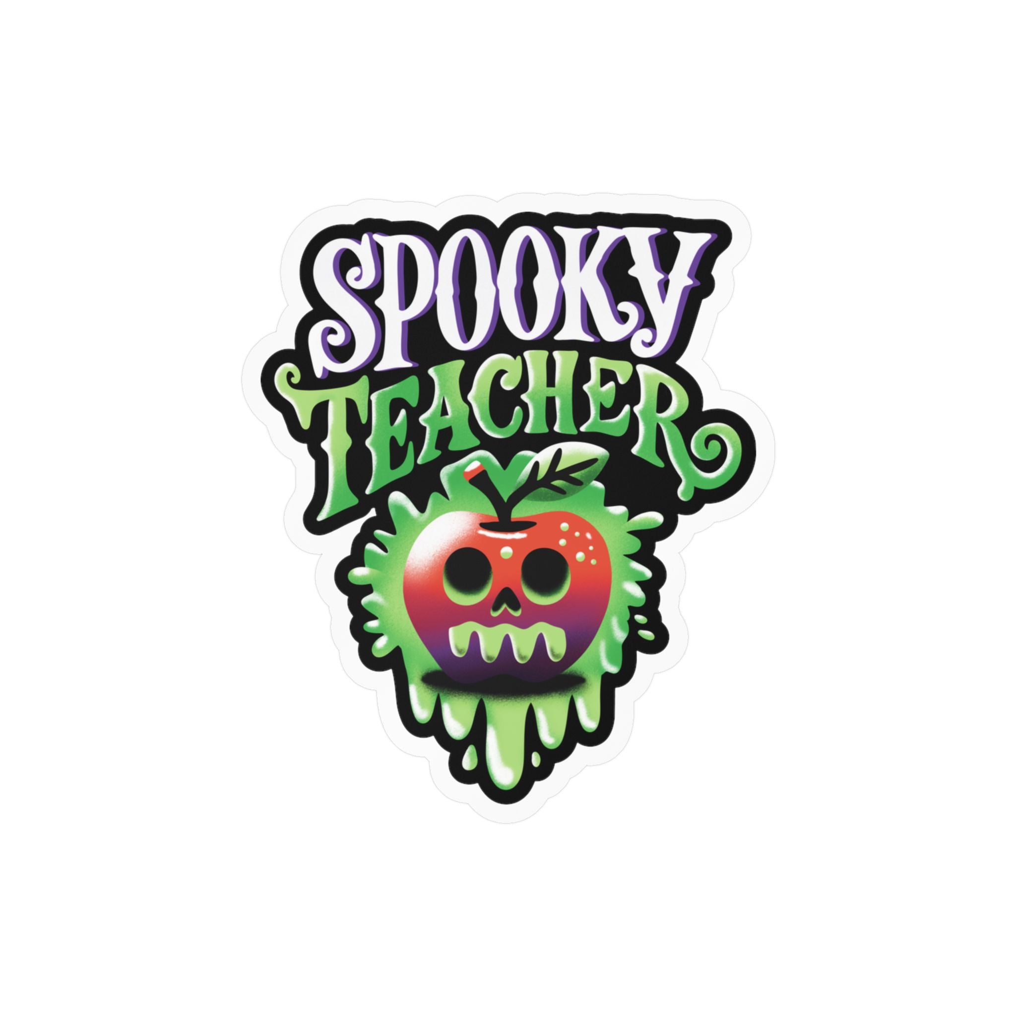 Spooky Teacher Sticker