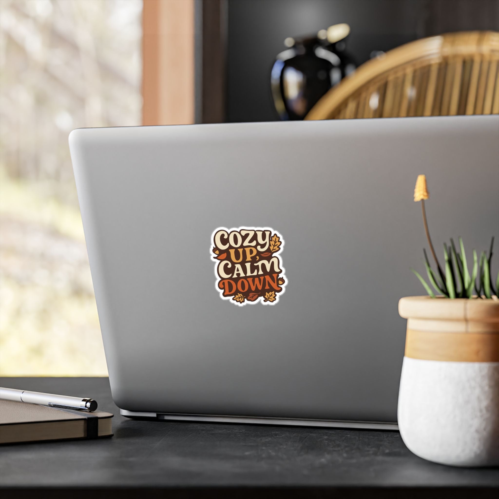 Cozy Up, Calm Down Sticker