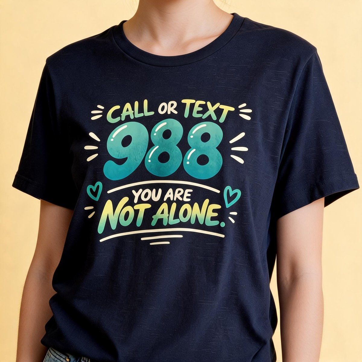 988 Mental Health Awareness Shirt - Self-Care Shirts