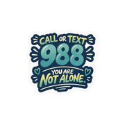 988 Mental Health Awareness Sticker - Self-Care Shirts