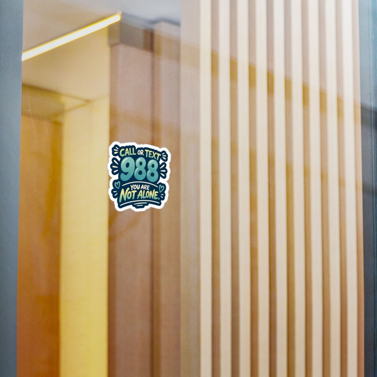 988 Mental Health Awareness Sticker - Self-Care Shirts