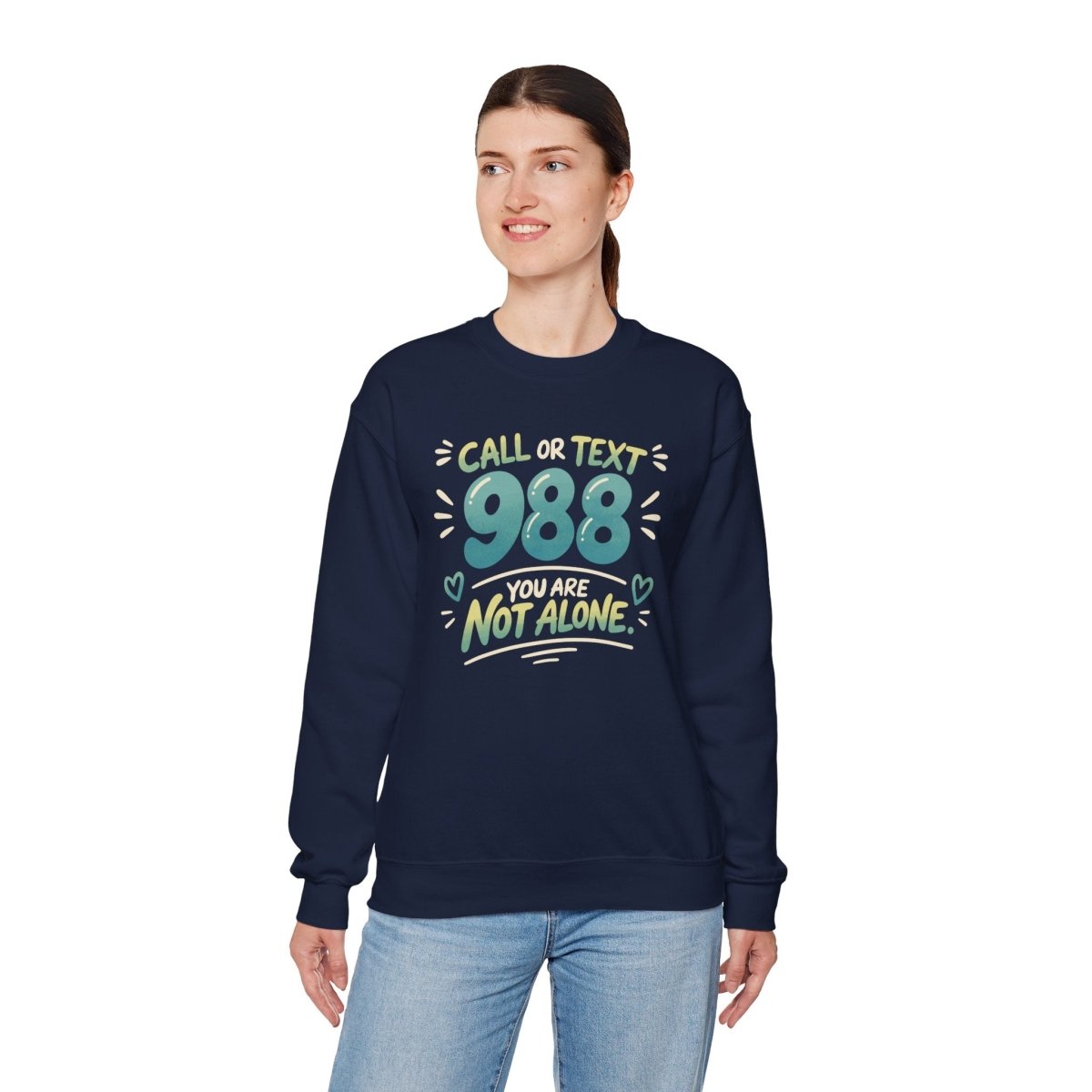 988 Mental Health Awareness Sweatshirt - Self - Care Shirts