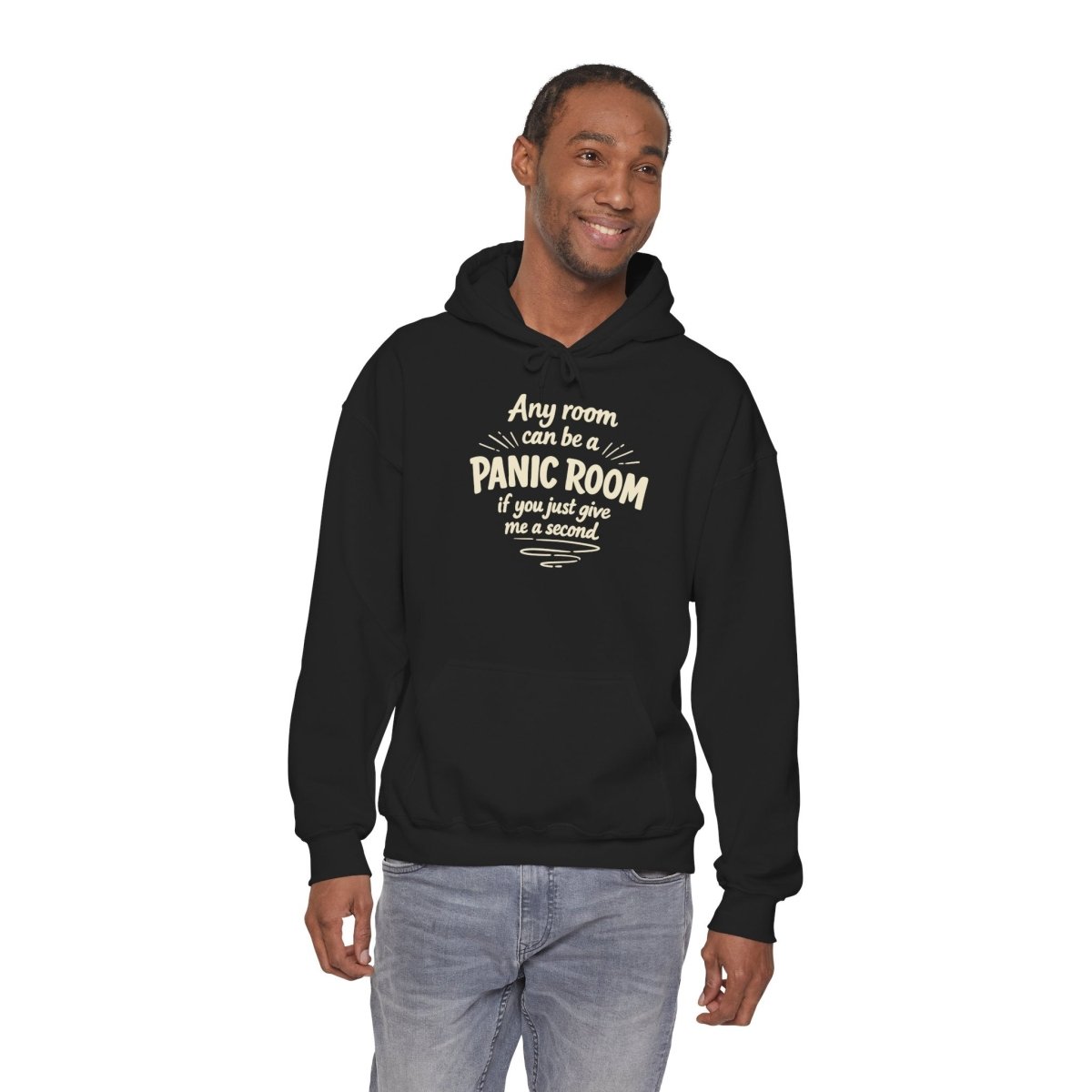 Any Room Can Be a Panic Room Hoodie - Self - Care Shirts