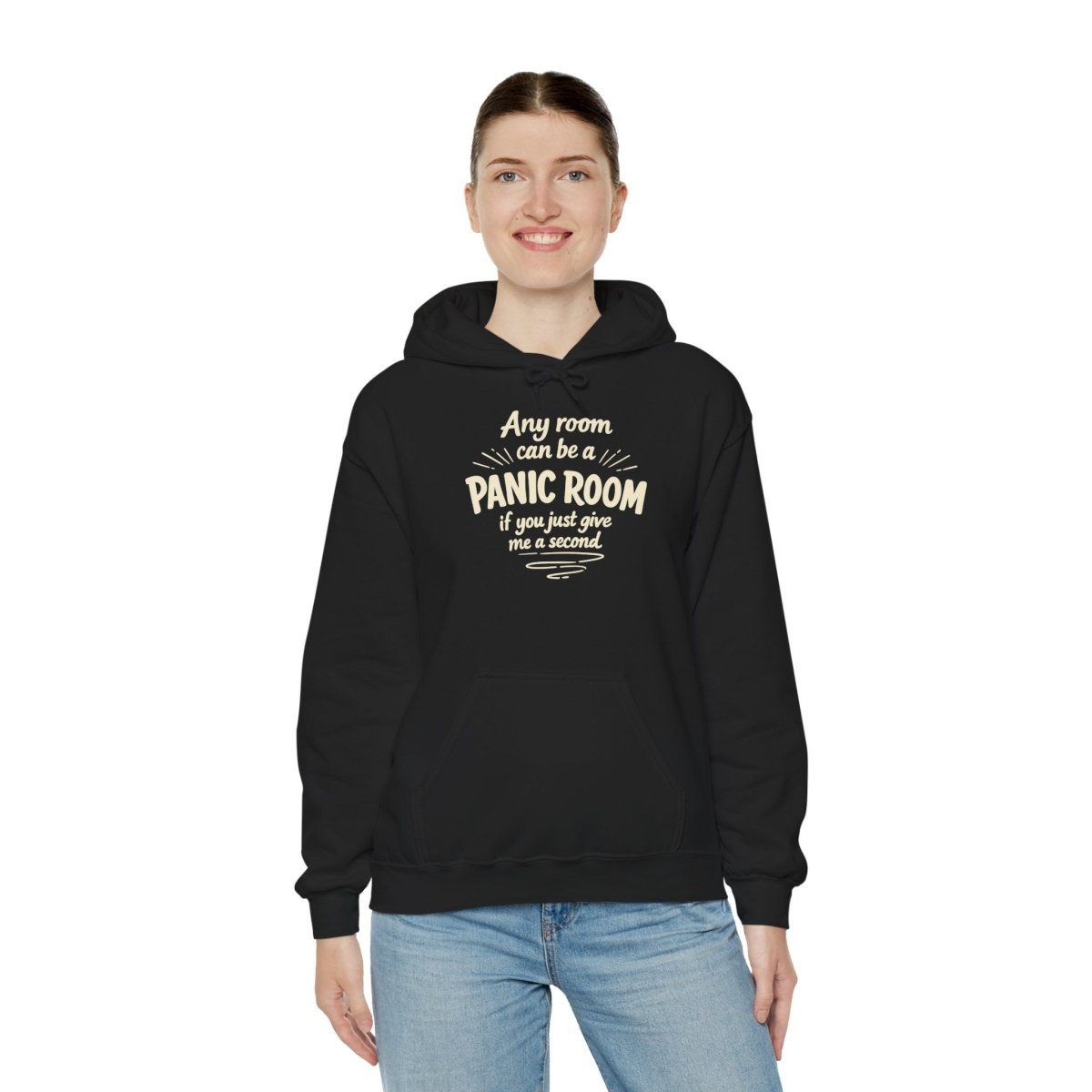 Any Room Can Be a Panic Room Hoodie - Self - Care Shirts