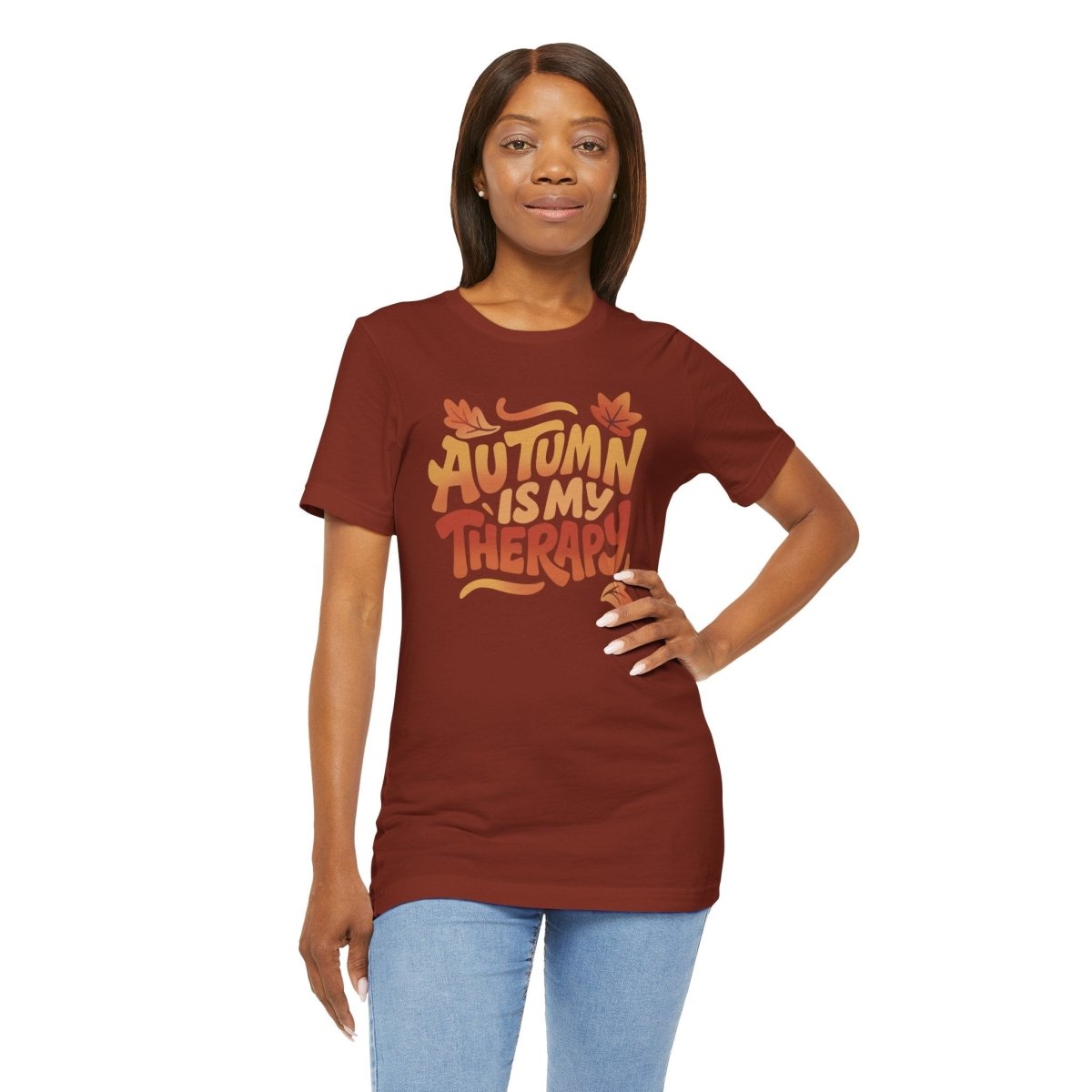 Autumn Is My Therapy | Mental Health Shirt - Self - Care Shirts