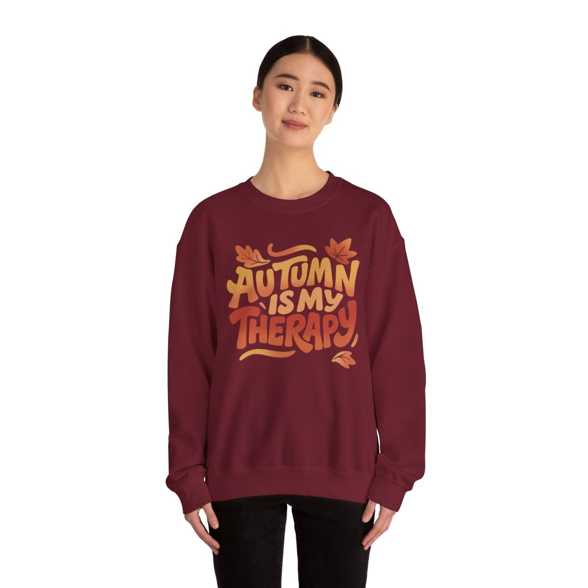 Autumn Is My Therapy | Mental Health Sweatshirt - Self - Care Shirts
