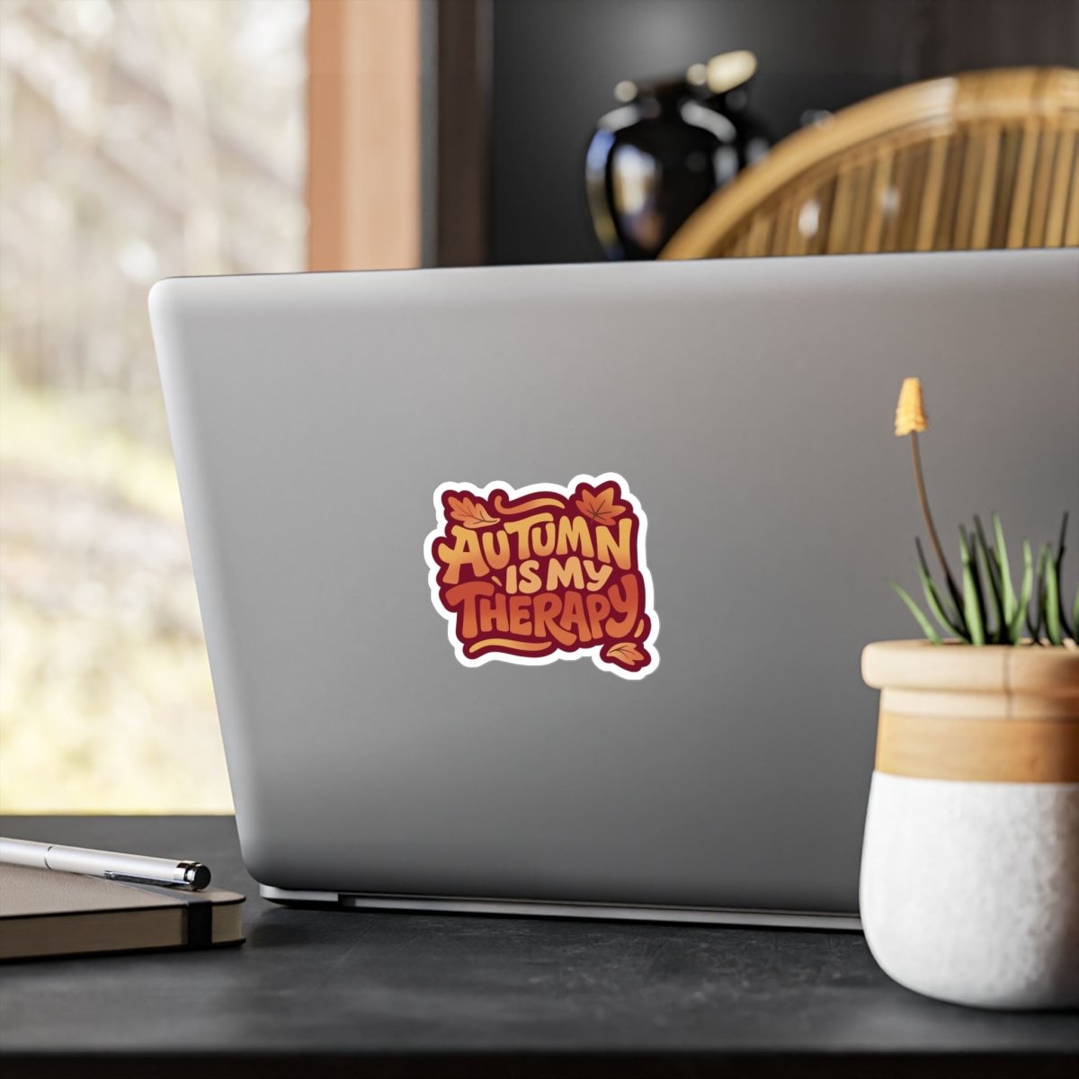 Autumn Is My Therapy Sticker - Self-Care Shirts