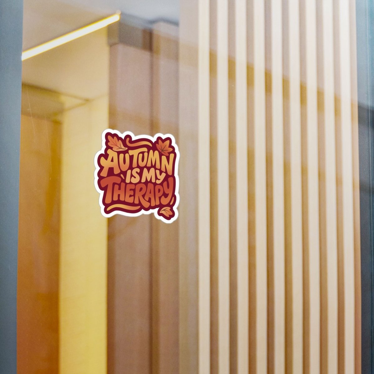 Autumn Is My Therapy Sticker - Self-Care Shirts