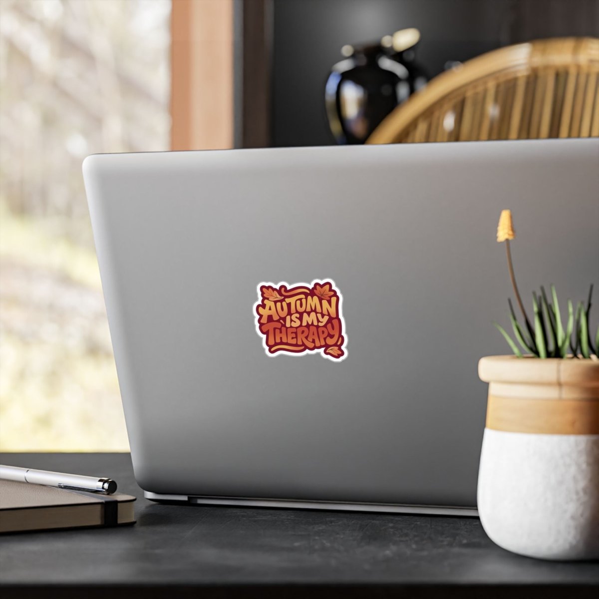 Autumn Is My Therapy Sticker - Self-Care Shirts