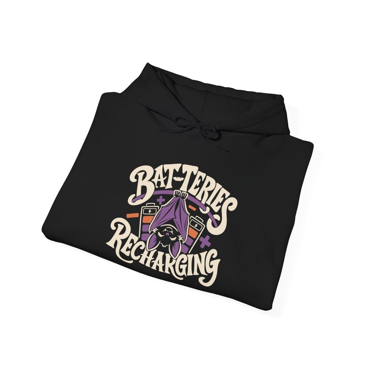 Bat-teries Recharging Hoodie - Self-Care Shirts
