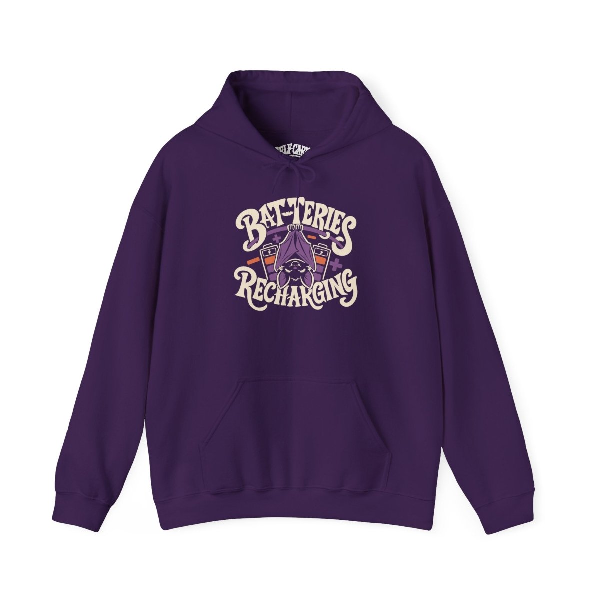 Bat-teries Recharging Hoodie - Self-Care Shirts