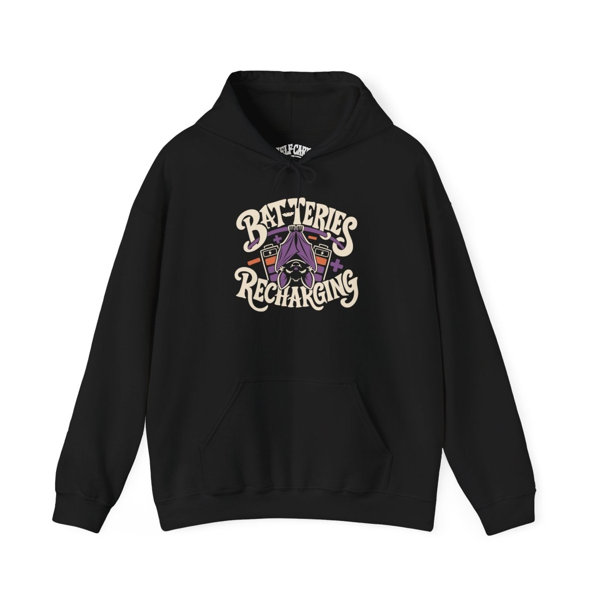 Bat-teries Recharging Hoodie - Self-Care Shirts