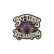 Bat-teries Recharging Sticker - Self-Care Shirts