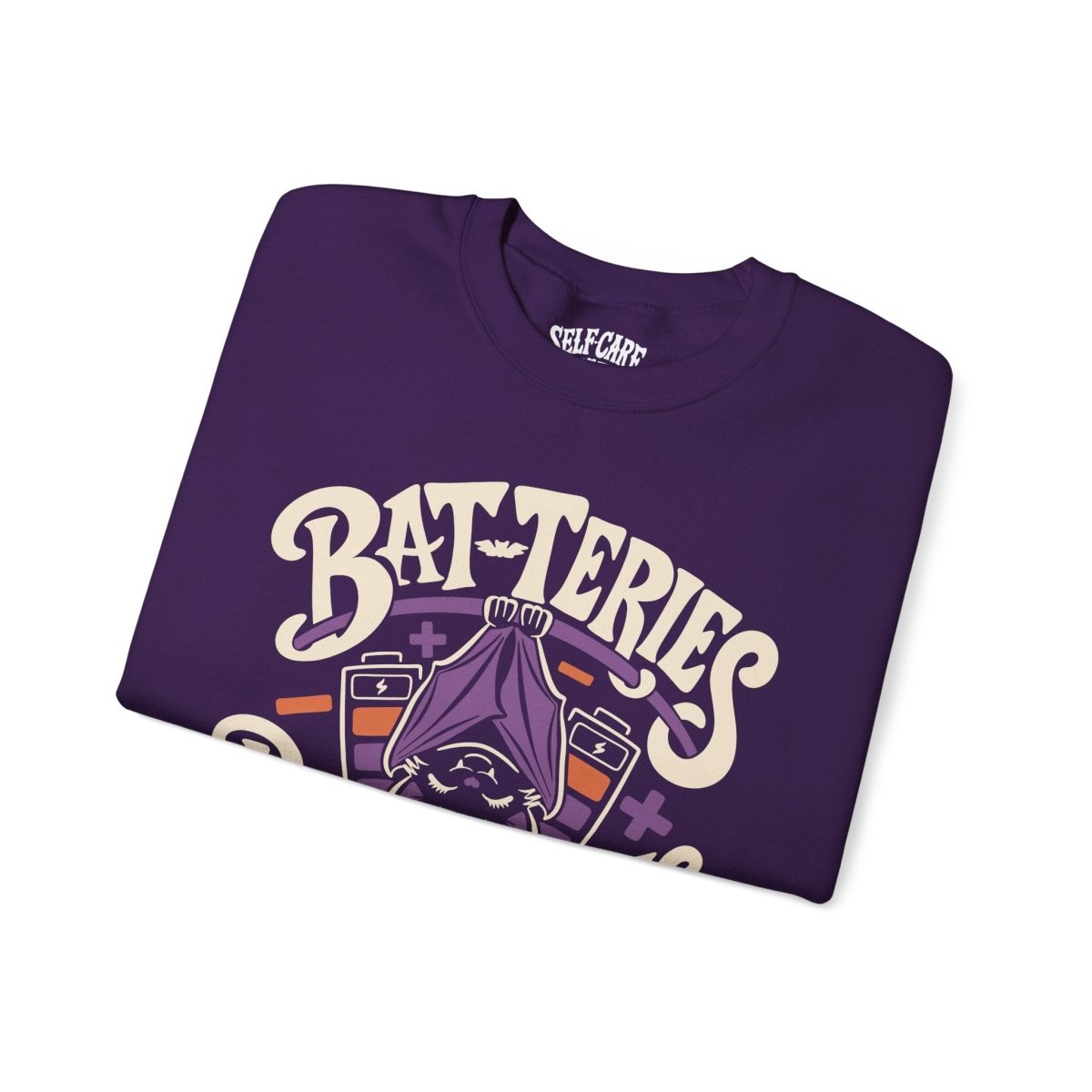 Bat-teries Recharging Sweatshirt - Self-Care Shirts