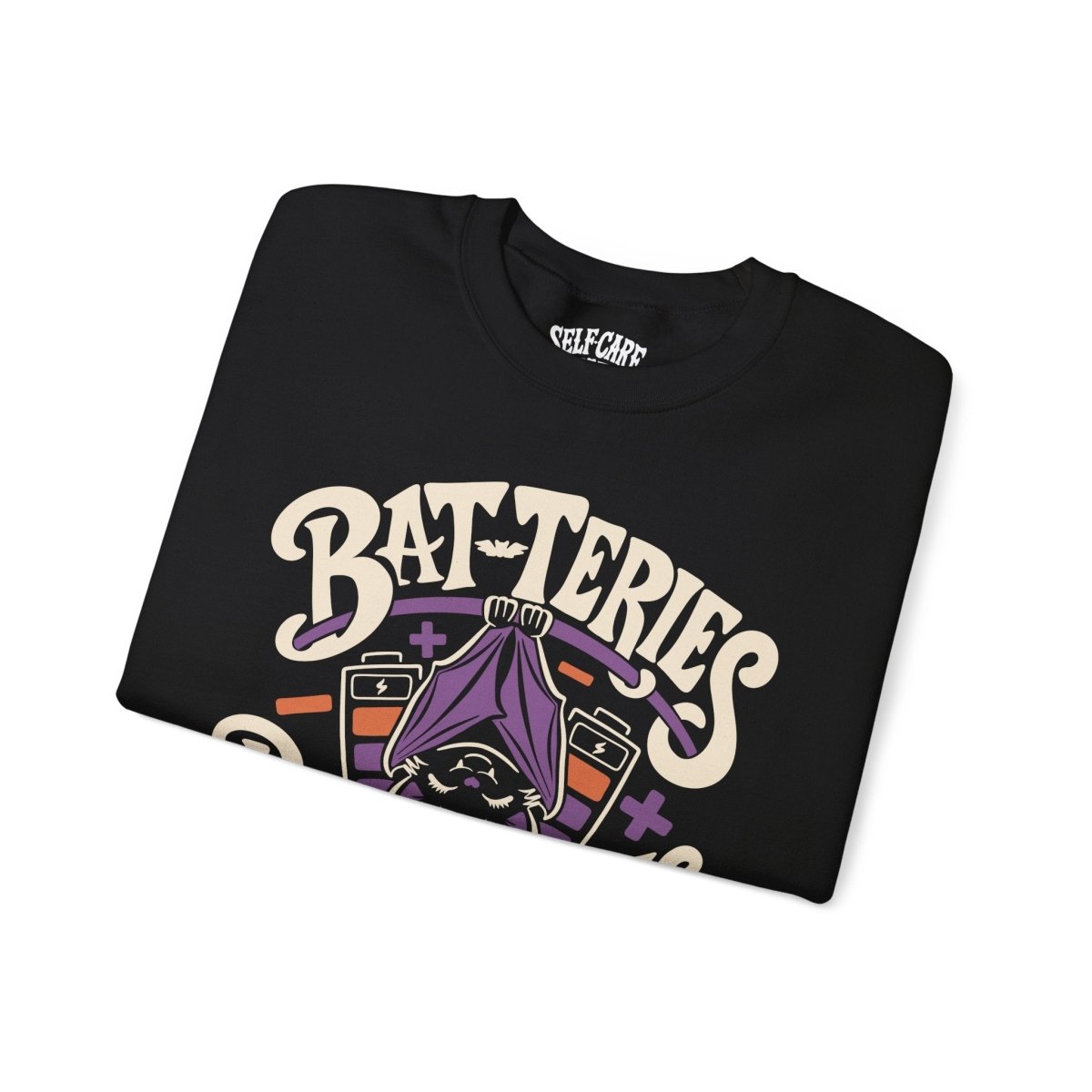 Bat-teries Recharging Sweatshirt - Self-Care Shirts