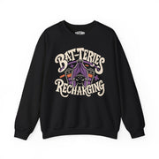 Bat-teries Recharging Sweatshirt - Self-Care Shirts