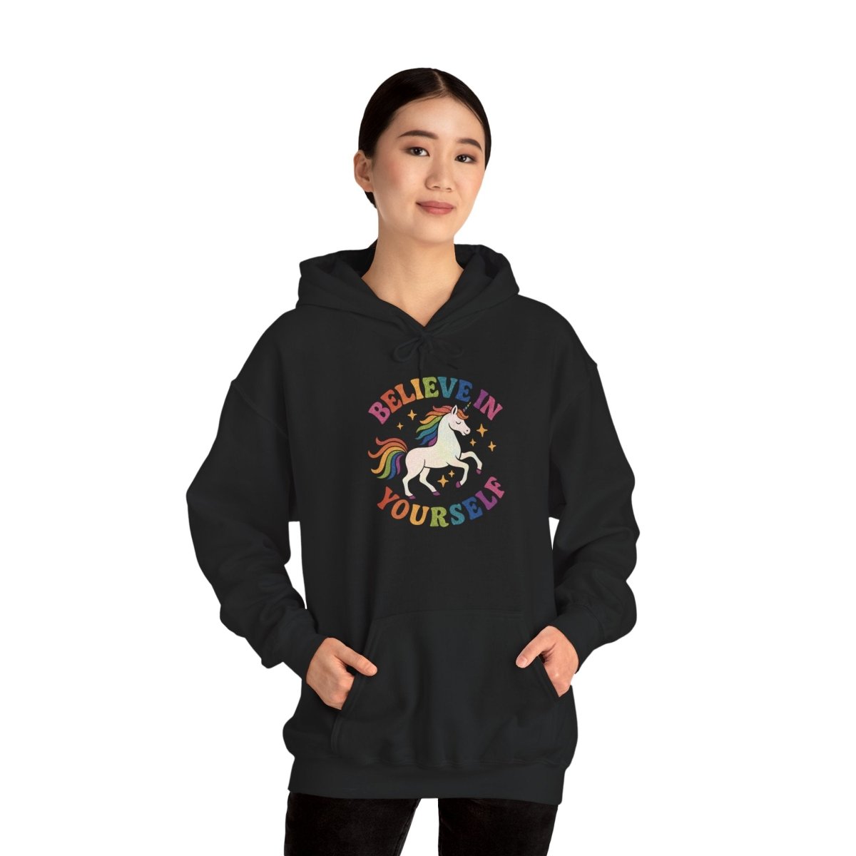 Believe In Yourself Unicorn Hoodie - Self - Care Shirts