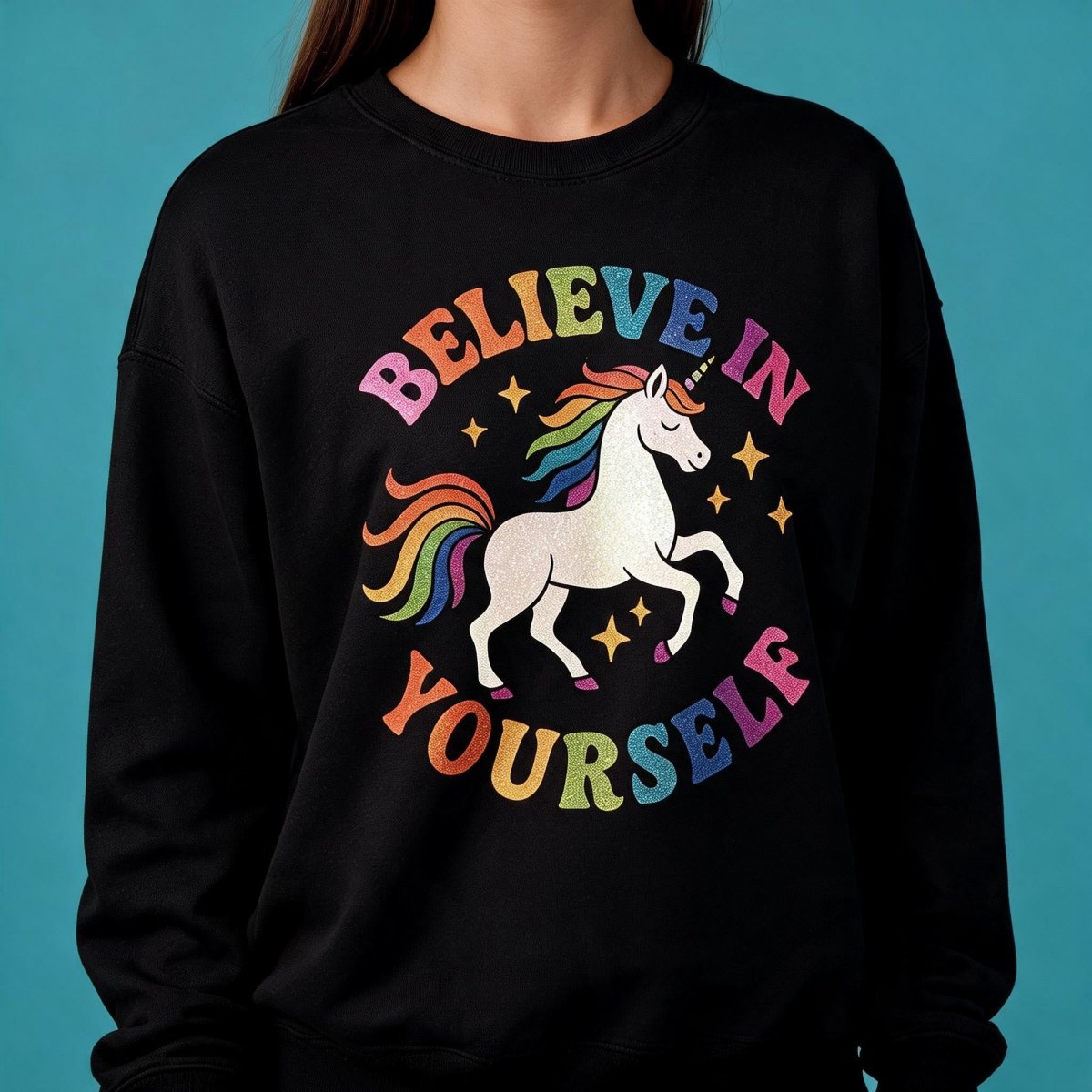 Believe in Yourself Unicorn Sweatshirt - Self-Care Shirts