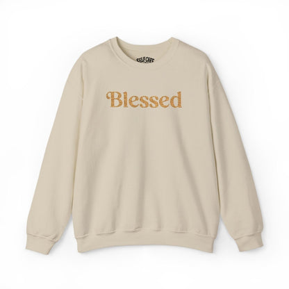Blessed | Embroidered Mental Health Sweatshirt - Self - Care Shirts
