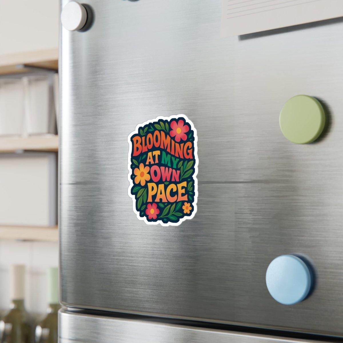 Blooming at My Own Pace Sticker - Self - Care Shirts