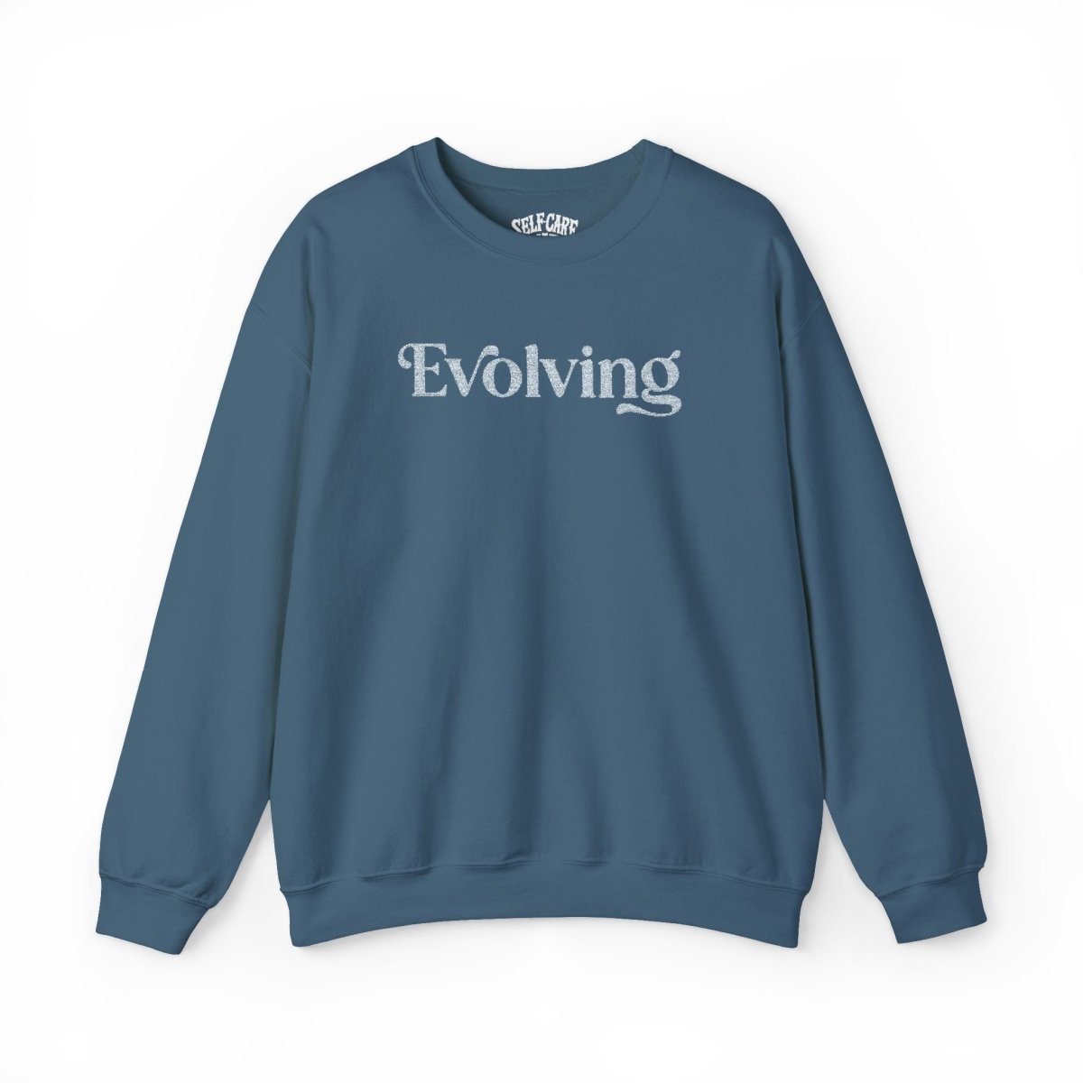 Blue Evolving Embroidered Sweatshirt - Self - Care Shirts