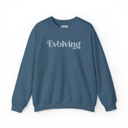 Blue Evolving Embroidered Sweatshirt - Self - Care Shirts