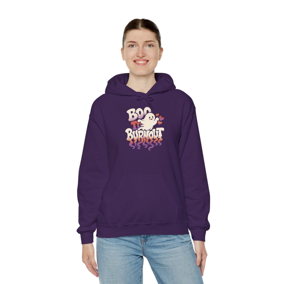 Boo to Burnout Hoodie - Self-Care Shirts