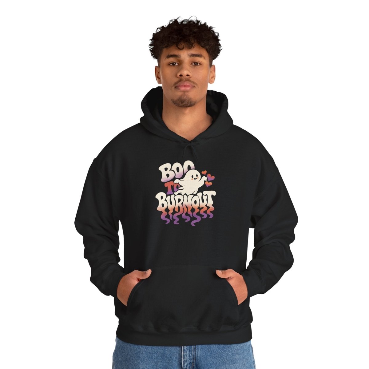 Boo to Burnout Hoodie - Self-Care Shirts
