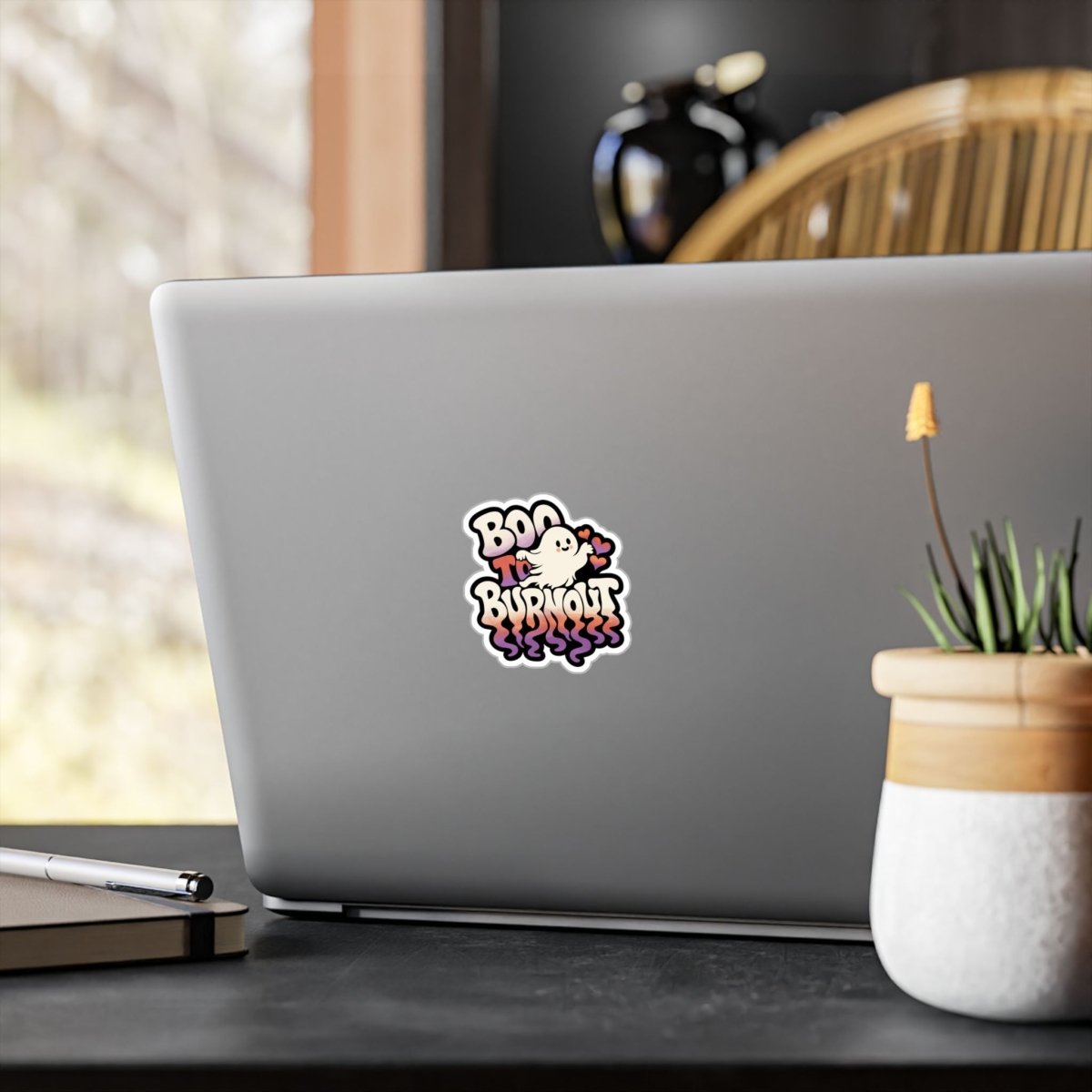 Boo to Burnout Sticker - Self-Care Shirts