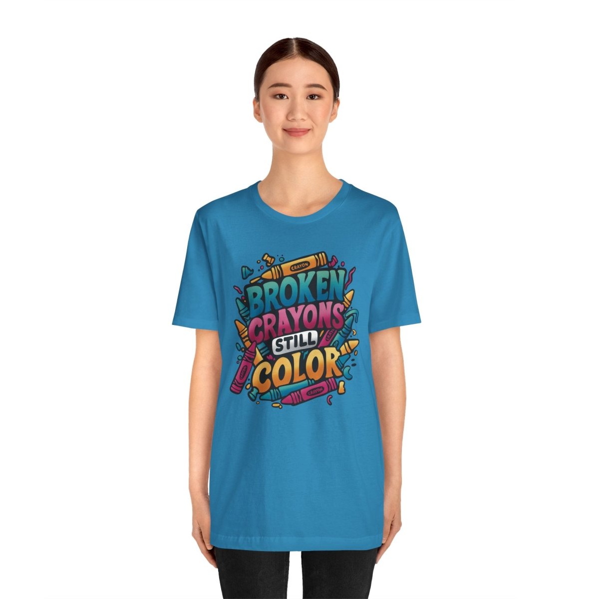 Broken Crayons Still Color | Mental Health Shirt - Self - Care Shirts