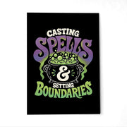 Casting Spells & Setting Boundaries Postcard - Self-Care Shirts