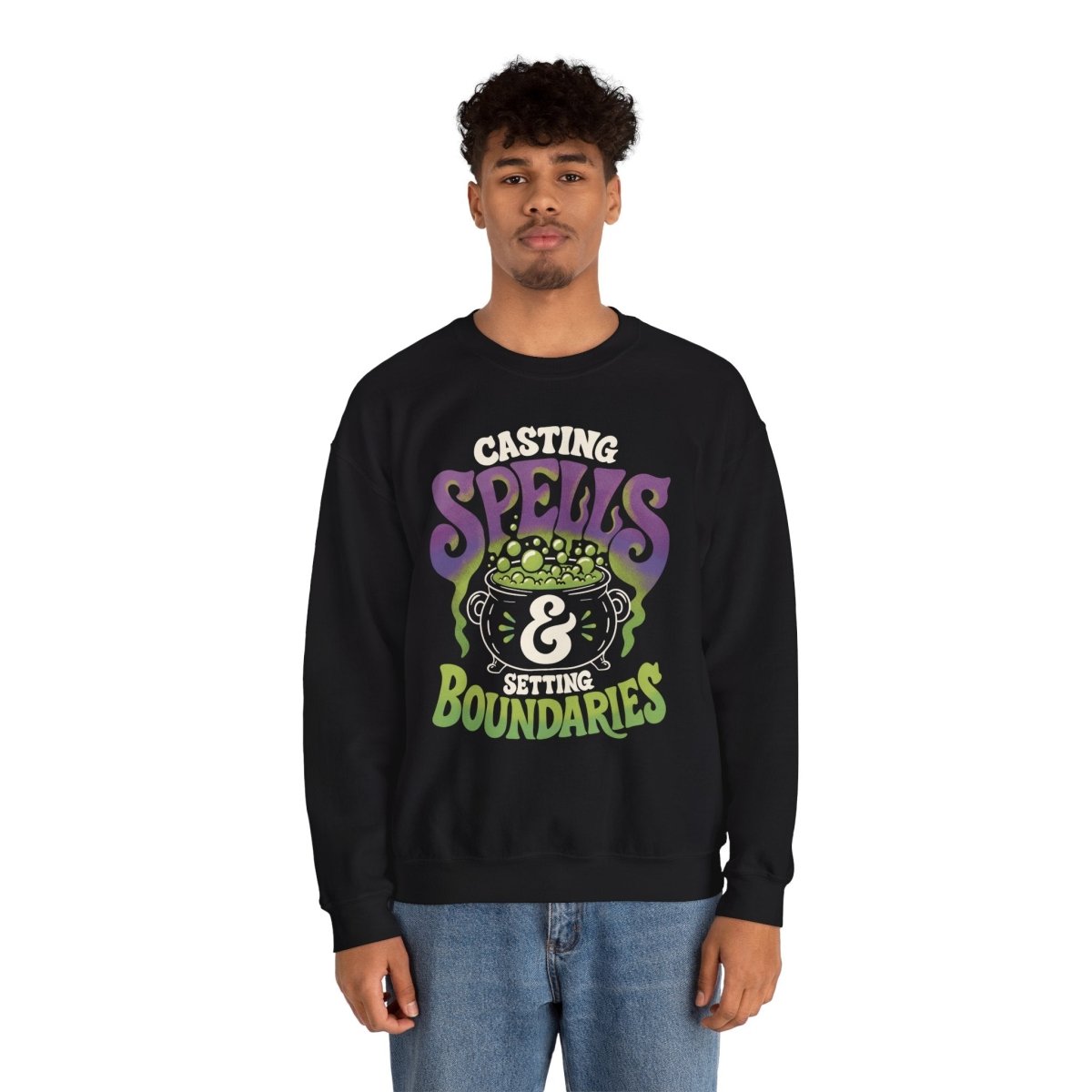 Casting Spells & Setting Boundaries Sweatshirt - Self-Care Shirts