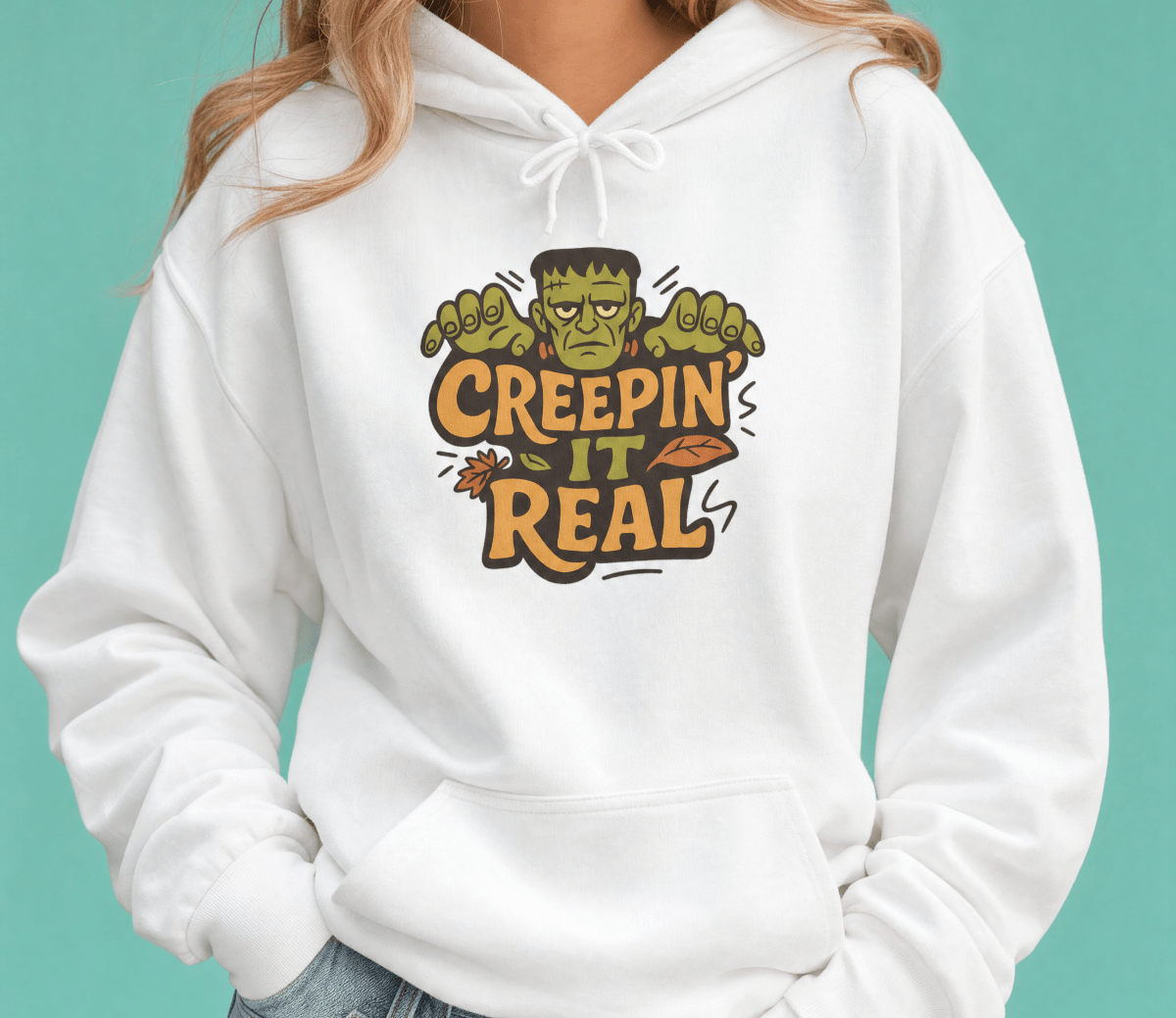 Creepin' It Real Hoodie - Self-Care Shirts