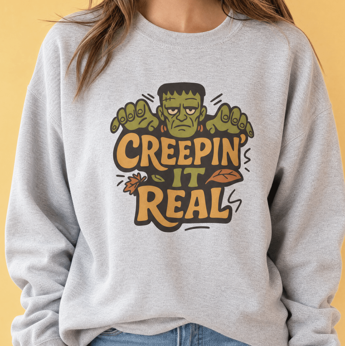 Creepin' It Real Sweatshirt - Self-Care Shirts