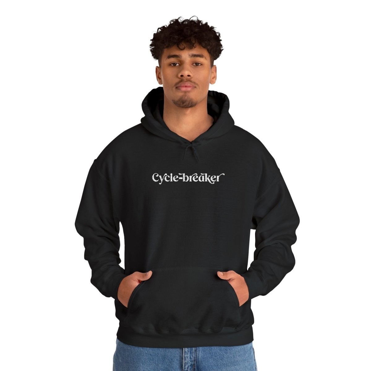 Cycle-breaker Embroidered Hoodie - Self-Care Shirts